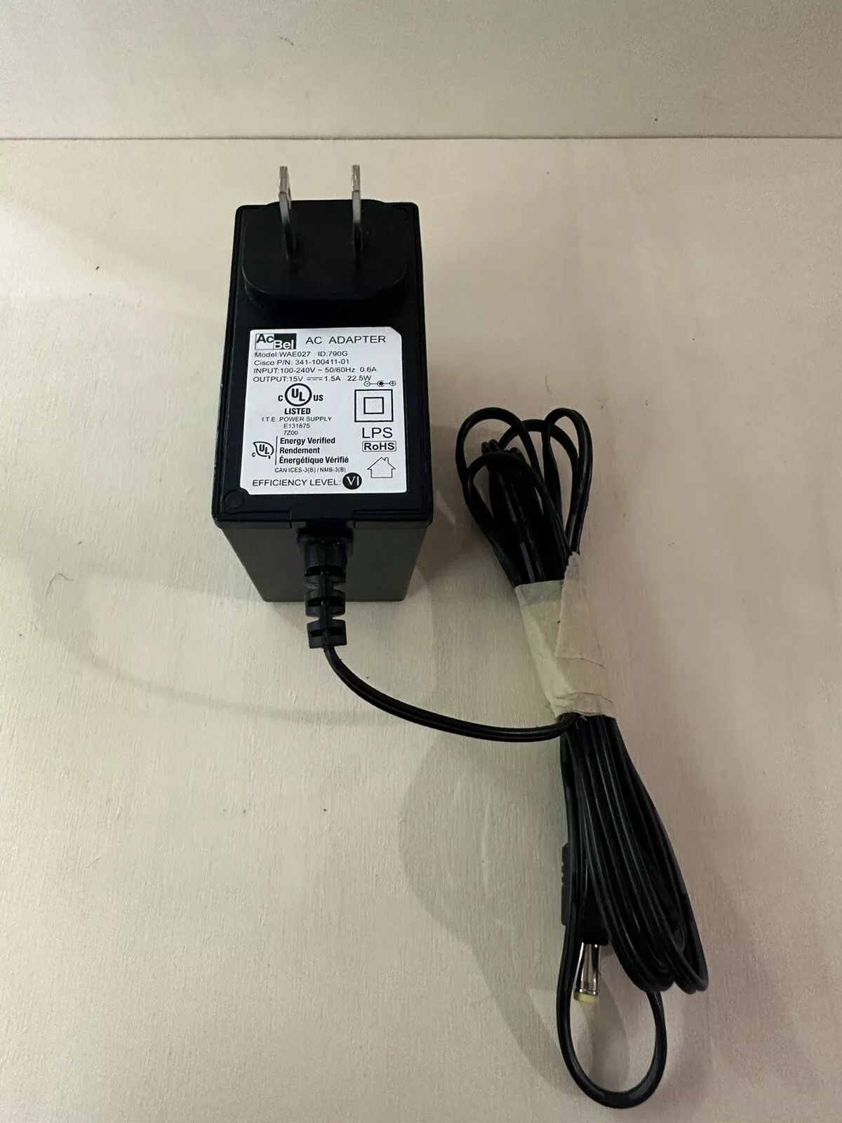 *Brand NEW*Genuine ACBel WAE027 15V 1.5A 22.5W AC Adapter Power Supply *Brand NEW*Genuine ACBel WAE027 15V 1.5A 22.5W AC Adapter Power Supply
